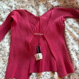 JACQUEMUS pink Cardigan XS (0-2)
